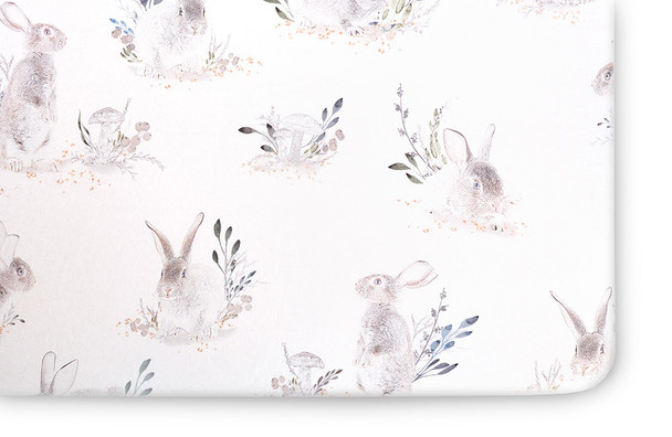 Oilo Cottontail Jersey Crib Sheet