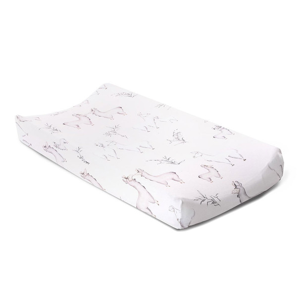 Oilo Llama Jersey Changing Pad Cover