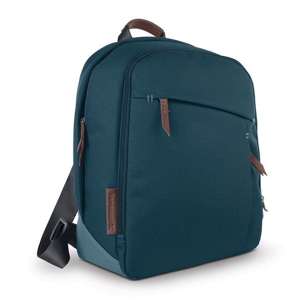 UPPAbaby Changing Backpack - Finn (Deep Sea/Chestnut Leather)