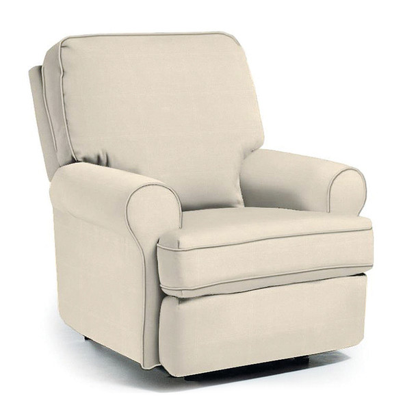 Best Chairs Tryp Swivel Glider Recliner in Taupe