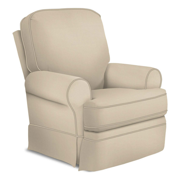 Best Chairs Juliana Swivel Glider Recliner in Taupe