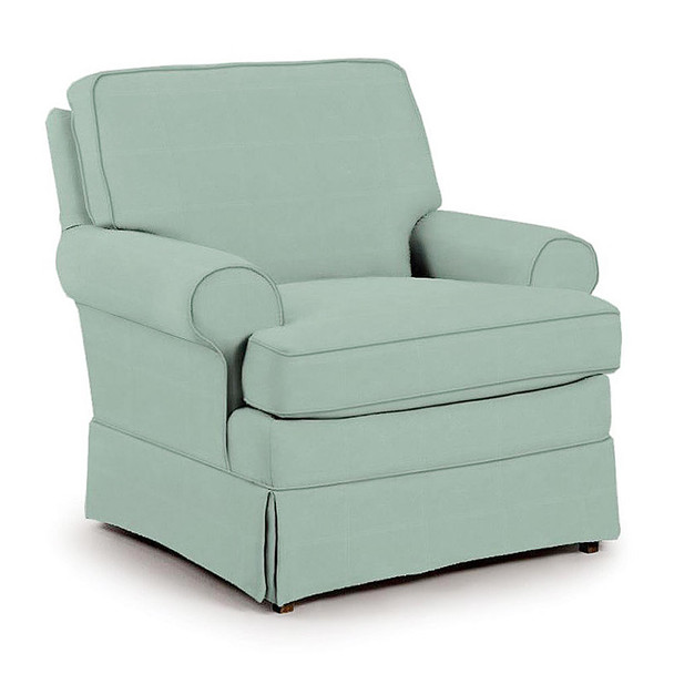 Best Chairs Quinn Swivel Glider in Teal