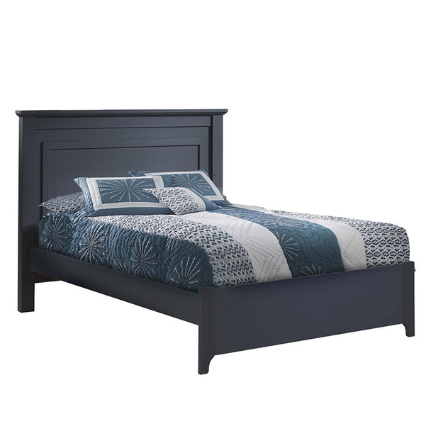 Natart Taylor Double Bed 54" with Low profile footboard & rails in Graphite