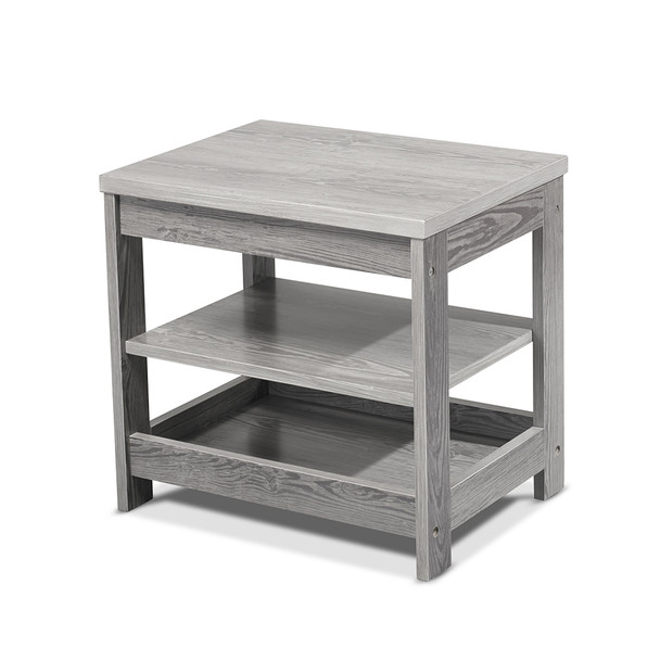 Sorelle Sierra Nightstand in Panel Gray