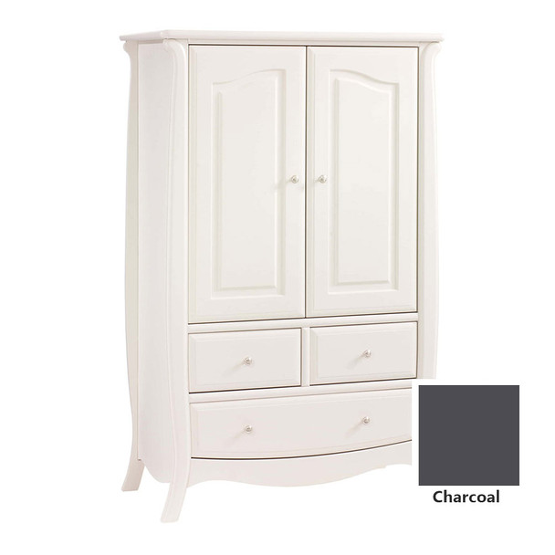 Natart Bella Armoire in Charcoal