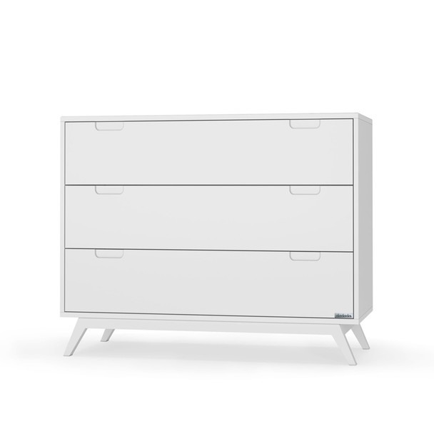 Dadada Village 40" 3 Drawer Dresser in White