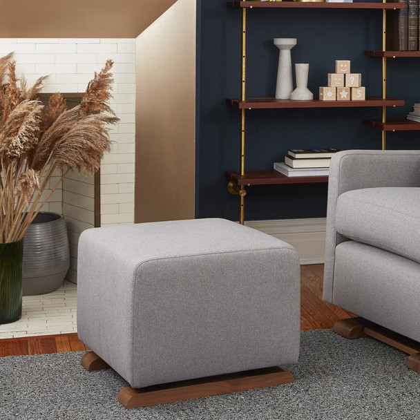 Monte Como Ottoman with Performance Heathered Fabric
