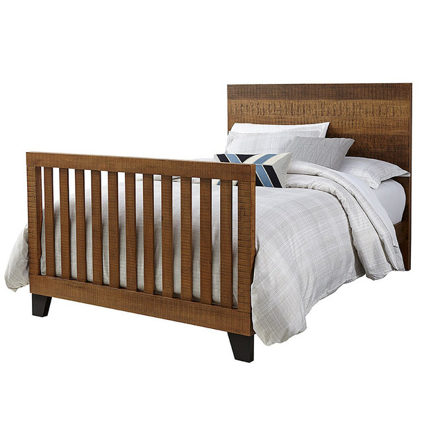 Westwood Urban Rustic Youth Complete Twin Bed In Brushed Wheat