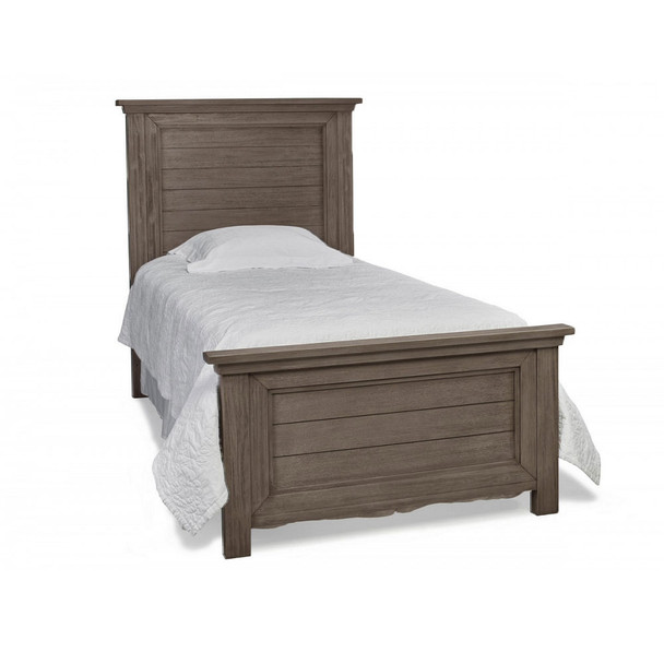 Dolce Babi Lucca Twin Size Bed in Weathered Brown