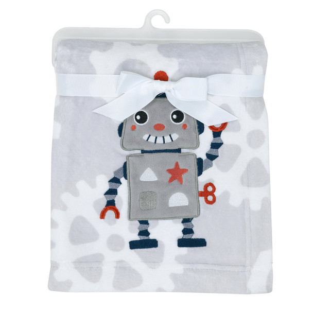 Bedtime Originals Robbie Robots Blanket