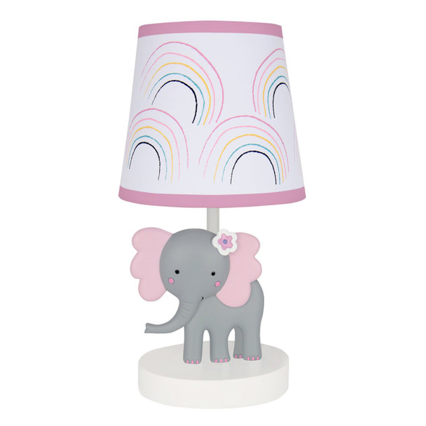 Bedtime Originals Rainbow Jungle Lamp w/Shade & Bulb