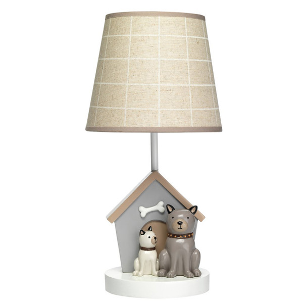 Lambs & Ivy Bow Wow Lamp w/Shade & Bulb