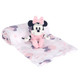 Lambs & Ivy Minnie Mouse Swaddle Blanket & Mini Plush