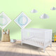 Pali Botticelli Convertible Crib in White - Bambi Baby