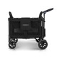 Wonderfold W2 Elite Double Stroller Wagon in Volcanic Black