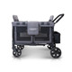 Wonderfold W4 OG Quad Stroller Wagon in Charcoal Gray