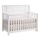Nest Lello 2 Piece Nursery Set - Convertible Crib and 5 Drawer Dresser in White