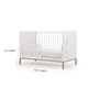 Dadada Chicago 3-In-1 Crib in White/Gold