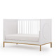 Dadada Chicago 3-In-1 Crib in White/Gold