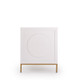 Dadada Chicago 3-In-1 Crib in White/Gold