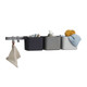 Natart Tulip Leander Organizers - Dusty Grey (3 Pcs, 1 Long Rack, 2 Hooks)