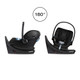 Cybex Aton G Infant Car Seat Swivel SensorSafe- Moon Black
