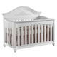 Pali Gardena 2 Piece Nursery Set w/ Forever Crib + Double Dresser in White