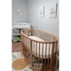 Naturepedic Oval Breathable (Stokke Sleepi Crib V3) - Natural