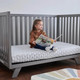 Lullaby Earth Gentle Start Breathable Crib Mattress - Blue Leaf