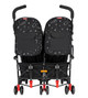 Maclaren Twin Triumph Stroller in Black and Charcoal