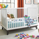 Ti Amo Moderna Island Crib in White and Espresso