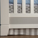 Pali Cortina Forever Crib in White/Grey