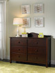 Fisher Price Double Dresser in Cherry