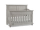 Dolce Babi Naples 3 Piece Full Panel Nursery Set in Grey Satin