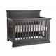 Pali Modena Collection 2 Piece Nursery Set in Granite - Crib and 5 Drawer Dresser