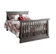 Pali Modena Collection 2 Piece Nursery Set in Granite - Crib and 5 Drawer Dresser