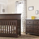 Pali Torino 2 Piece Nursery Set - Crib, Double Dresser in Mocacchino