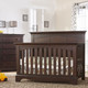 Pali Torino 2 Piece Nursery Set - Crib, 5 Drawer Dresser in Mocacchino