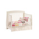 Natart Bella Crib & Dresser Nursery Set in Linen