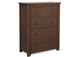 Serta Langley 4 Drawer Chest in Rustic Oak - Bambi Baby