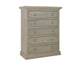 Dolce Babi Maximo 2 Piece Nursery Set in Driftwood- Crib, Five Drawer Dresser