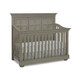 Dolce Babi Serena 2 Piece Nursery Set Crib and Double Dresser in Saddle Grey