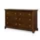 Legacy Classic Kids Impressions 6 Drawer Dresser in Classic Clear Cherry