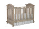 Dolce Babi Naples 2 Piece Nursery Set - Traditional Crib and Double Dresser in Driftwood