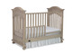 Dolce Babi Naples 2 Piece Nursery Set - Traditional Crib and Double Dresser in Driftwood