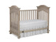 Dolce Babi Naples 2 Piece Nursery Set - Traditional Crib and Double Dresser in Driftwood