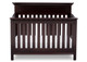 Serta Fernwood Nursery Set 2 Piece Set in Dark Chocolate-Crib and 4 Drawer