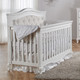 Pali Diamante Collection 2 Piece Nursery Set-Convertible Crib and Double Dresser