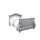 Westwood Meadowdale Collection Full Size Bed Rails in Cloud