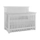 Dolce Babi Lucca 2 Piece Nursery Set Flat Top Crib and 7 Drawer Dresser in Sea Shell